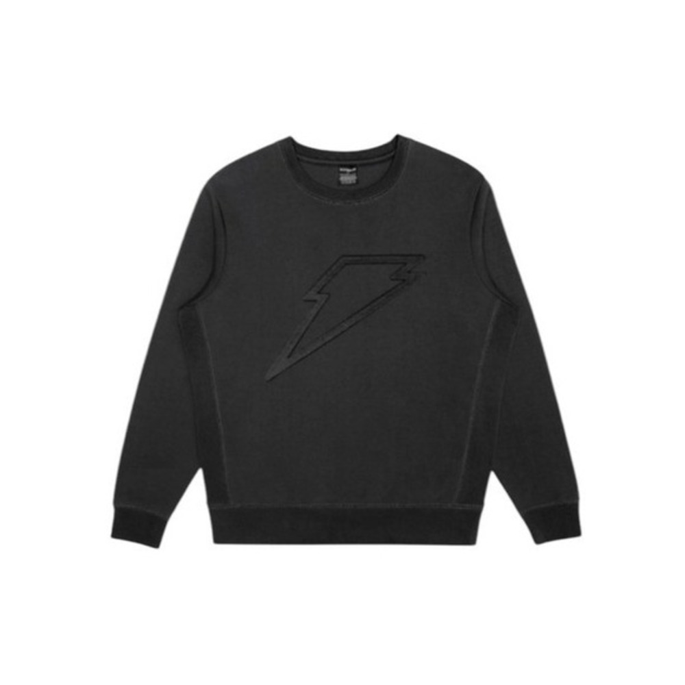 Gatorade‎ Embossed Logo Sweatshirt Black Crewneck Long Sleeve M